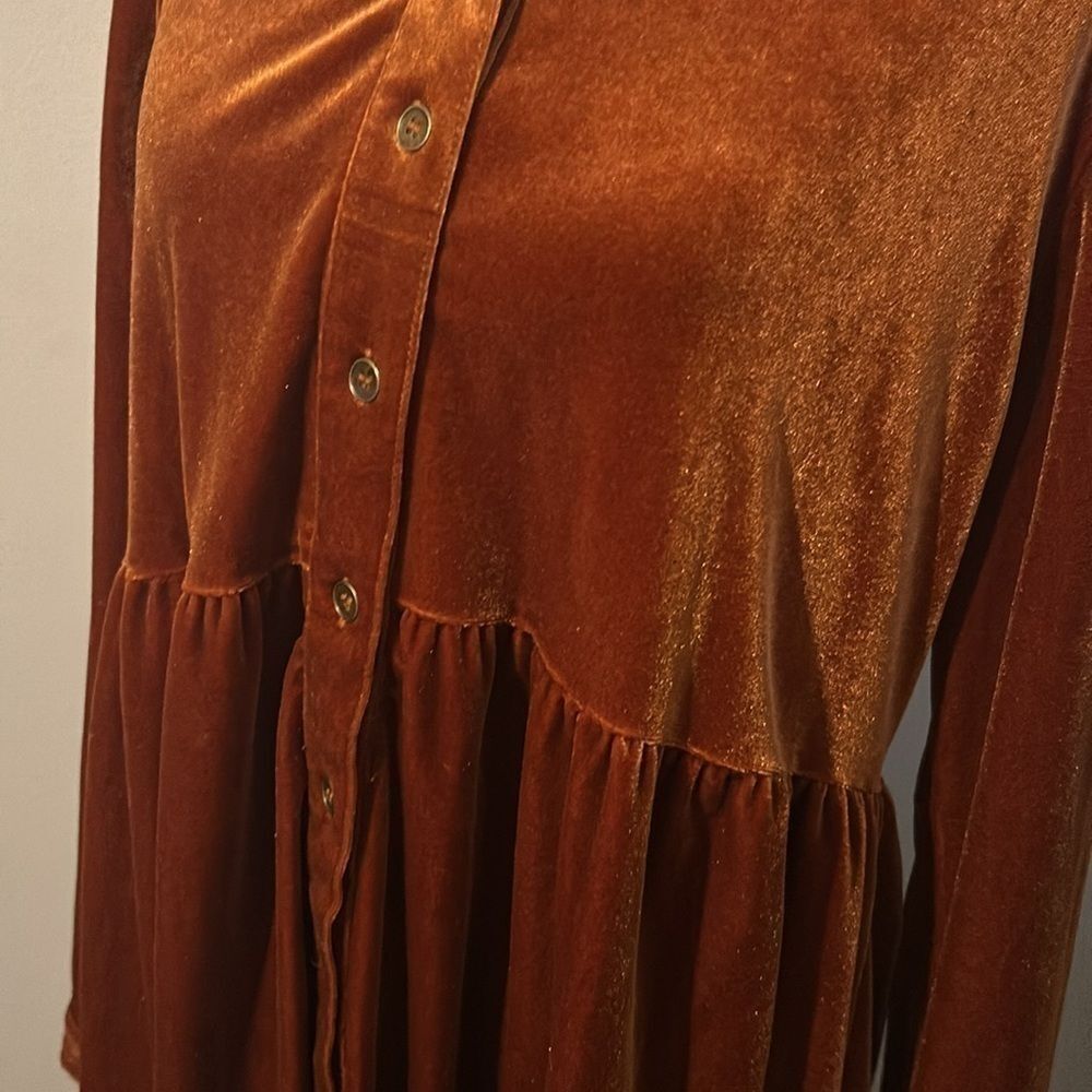 Umgee button down medium tunic  C - Picture 3 of 8